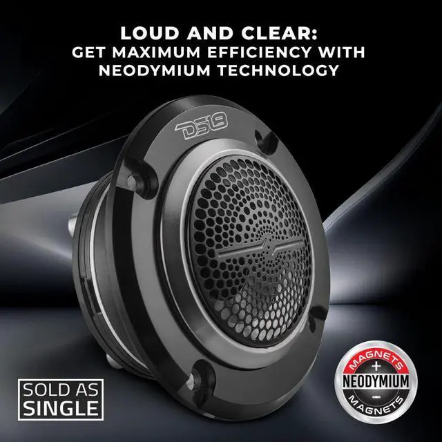Alt view image 2 of 7 - Audio PROTWN4 PRO 1-in Vc Pen High Compression Neodymium Hybrid Driver/Tweeter 280 Watts 4-Ohm
