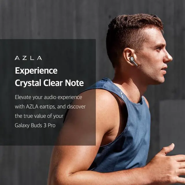 Alt view image 7 of 7 - Crystal for Galaxy Buds 4/3 Pro Ear Tips Samsung-Certified Ear Tips | SMAPP-Certified, Galaxy Buds 4/3 Pro, Anti-Slip, Grippy Surface, Active Lifestyle, Hypoallergenic Silicone