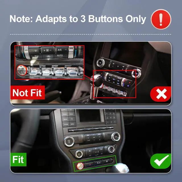 Alt view image 2 of 6 - 4+64GB 9 Inch Touchscreen Android 14 Car Radio Stereo for Ford Mustang 2015-2020 with CarPlay/Android Auto Car Radio, Support WiFi 6, Bluetooth,5.4, Backup Camera, SWC