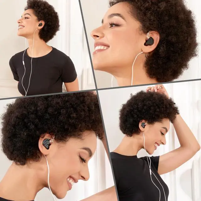 Alt view image 2 of 7 - KZ ZSN PRO X Gaming Earbuds in Ear Monitor Headphones, High Fidelity IEMS Earphones, Hybrid Dual Driver Wired Earbuds with 1BA 1DD Detachable Tangle-Free Cable for Computer Tablet (Black, without Mic)