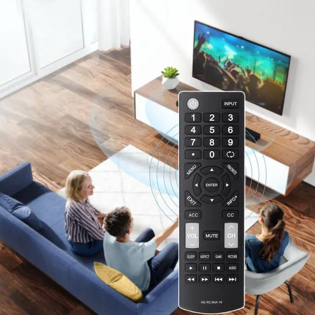Alt view image 6 of 7 - NS-RC4NA-18 Universal Replacement TV Remote Control Fit for All Insignia Smart TVs