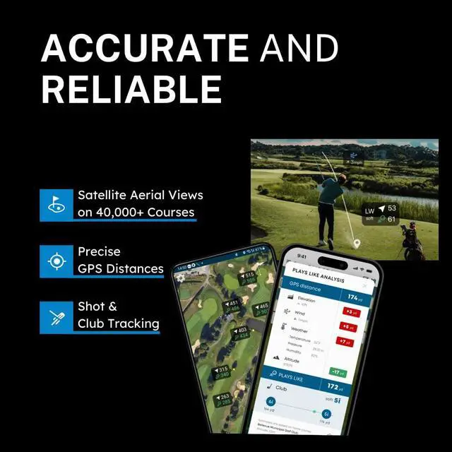 Alt view image 5 of 7 - Real-Time Golf Tracking and Game Analysis System | Automatic Shot Tracking, No Charging Required, Works with iPhone and Android, Full Game Statistics, NFC Tag Technology
