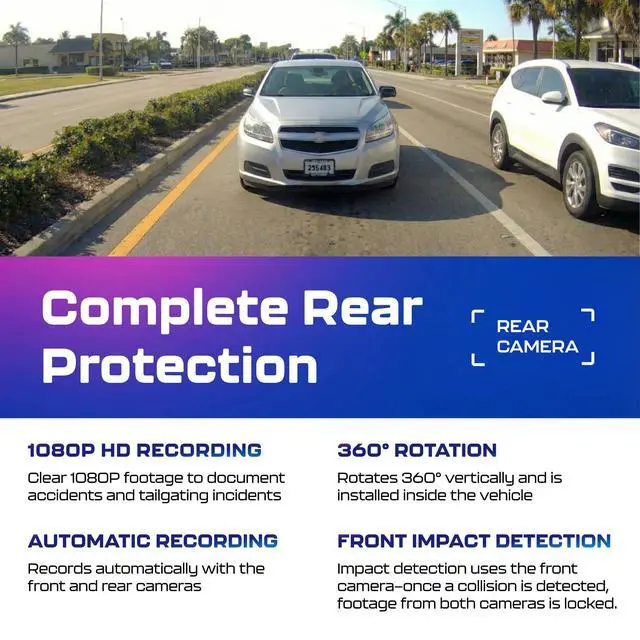 Alt view image 6 of 7 - GS63H Pro 2CH Dash Cam 4K with Super Night Vision & ADAS 24H Parking Mode - 4K Dual Dash Cam - Built-in WiFi - GPS Tracking - Collision Detection - Multiple Parking Modes