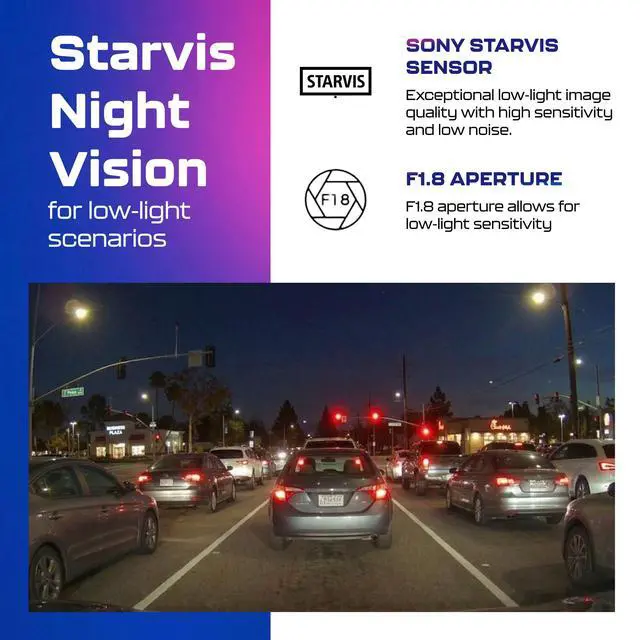 Alt view image 5 of 7 - GS63H Pro 2CH Dash Cam 4K with Super Night Vision & ADAS 24H Parking Mode - 4K Dual Dash Cam - Built-in WiFi - GPS Tracking - Collision Detection - Multiple Parking Modes