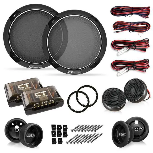Alt view image 6 of 6 - Meso 6.5 320 Watt 2-Way Premium Component Car Speaker Set