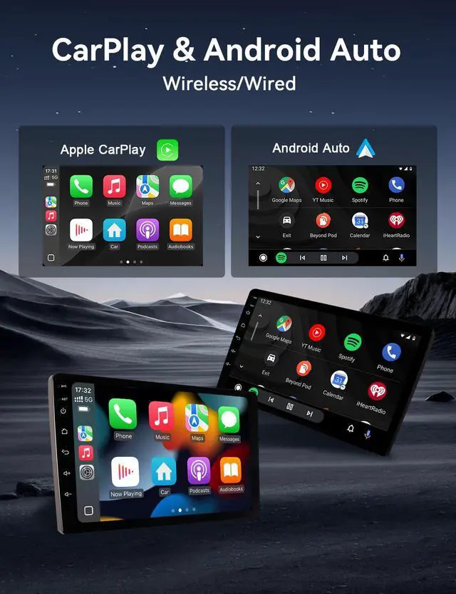 Alt view image 3 of 7 - 64G Android Upgrade Car Radio for Ford F150 2009-2012, 9" Touch Screen 1280 * 800 Wireless Carplay/Android Auto/1080P AHD Backup Camera/AM & FM Radio/5G WiFi/GPS/Bluetooth