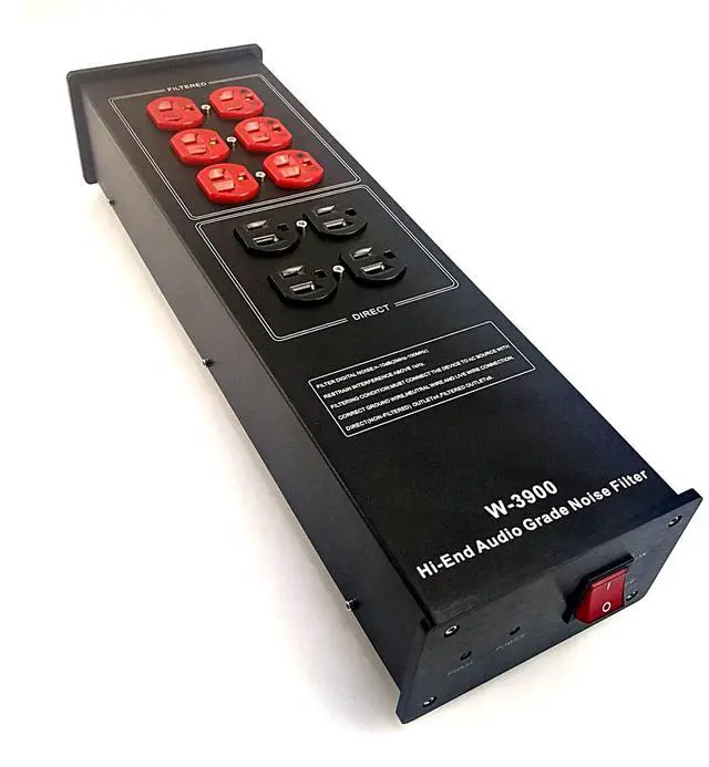 Main image of AC Power Filter Power Conditioner - AC Power Purifier with Surge Protector, Black