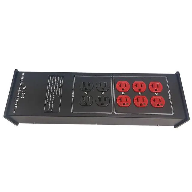 Alt view image 3 of 7 - AC Power Filter Power Conditioner - AC Power Purifier with Surge Protector, Black
