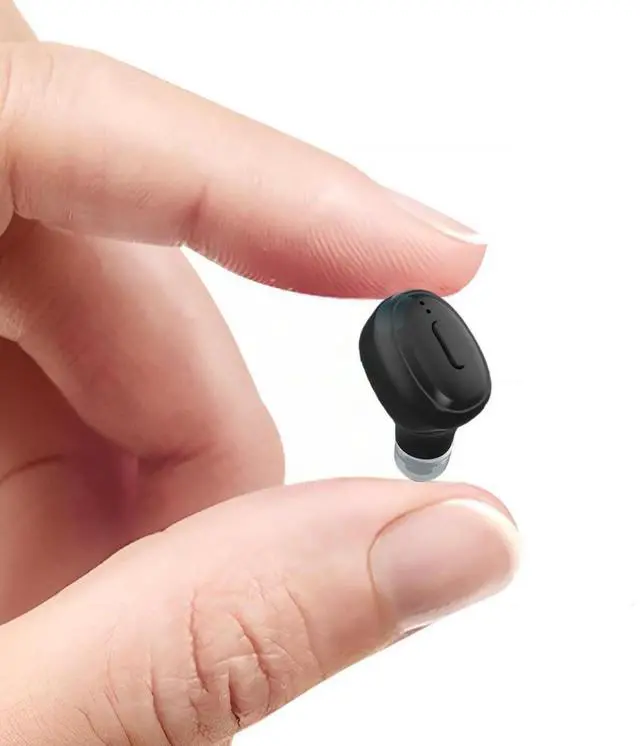 Main image of Single Bluetooth Wireless Earbud, Mini Invisible in-Ear Wireless Bluetooth Headphone 12 Hours Super Long Battery Life Suitable for Sports Work and Sleep - Black