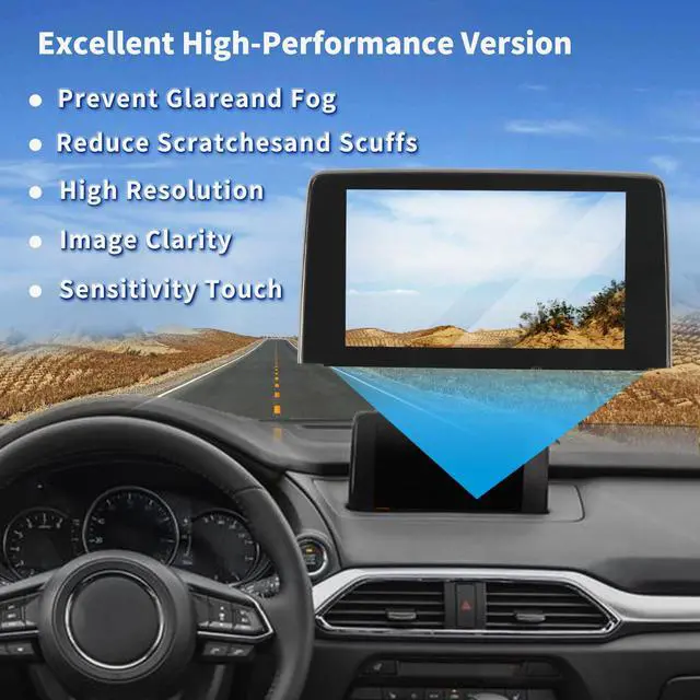 Alt view image 3 of 7 - 8" inch Touch Screen Glass Digitizer Navigation Replacement Fit for Mazda CX9 CX-9 2016 2017 2018 2019 Replace# TK49-611J0, TK49-611JA, TK49-611JB