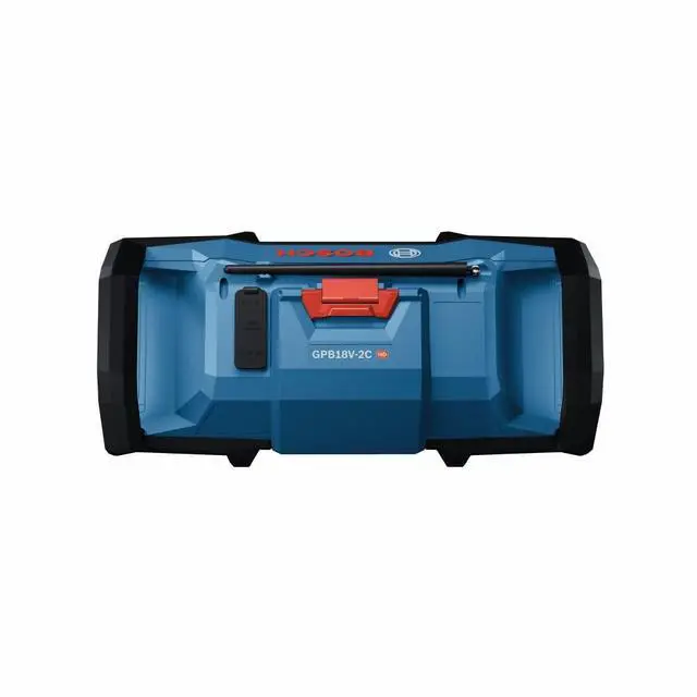 Alt view image 5 of 7 - GPB18V-2CN 18V Cordless Jobsite Radio with Bluetooth 5.0 - Portable, Durable, Enhanced Bass, USB Charging, AUX Input (Battery Not Included)