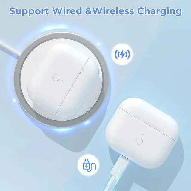 Alt view image 4 of 7 - Replacement Charging Case for AirPods 3rd Gen (Not Pro 3), No Earbuds (L-Port)