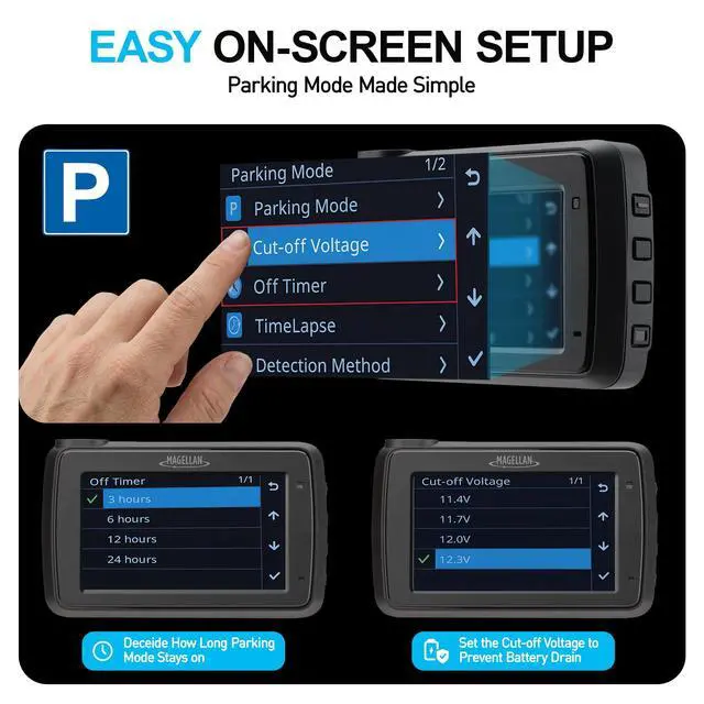 Alt view image 4 of 7 - Dash Cam Front and Rear, 4K+4K Dual Dash Camera for Cars, STARVIS 2 Night Vision, Free 24H Parking Mode Hardwire Kit, Built-in Wi-Fi, GPS, 128GB SD Card Included (DR52)