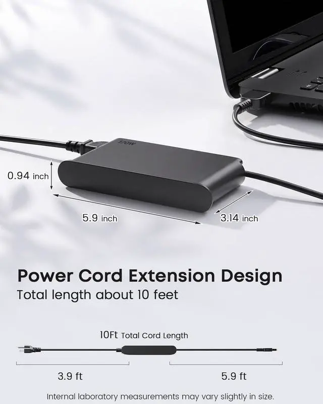 Alt view image 3 of 6 - 170W Laptop Charger Fit for Lenovo ThinkPad LOQ ideapad Gaming 3 | Compatible ThinkPad P1 P15 P16 P71, Legion Slim 5, AC Adapter ADL170SDC3A, ADL170SLC3A, ADL170SCC3A, SA10R16886, SA10R16887