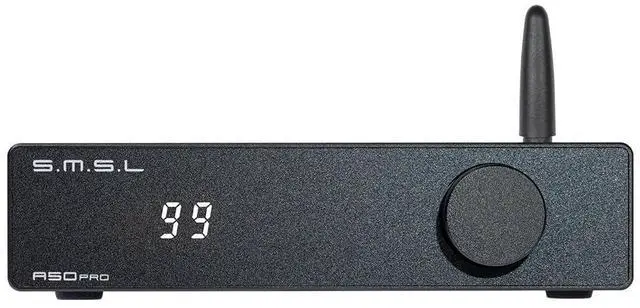 Main image of A50 PRO HiFi Power Amplifier, High/Low pass filter 2.1-Channel, Infineon's MA12070P Chip, Bluetooth 5.0/USB/Optical/HDMI/AUX input Passive subwoofer with adjustable volume, with Remote Control