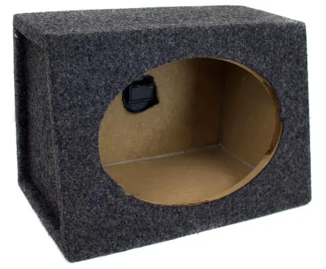Alt view image 5 of 7 - 2-Pack 6x9 Inch Angled Speaker Enclosure, Sealed Car Audio Box
