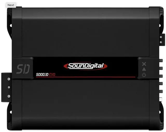Main image of 5000X1 5000 Watts 1 Channel Class D Car Audio Amplifier High-Power Compact Stereo Amp for Cars, Boats, and Motorcycles Crystal Clear Sound, Efficient Design - 2026 Gold Award