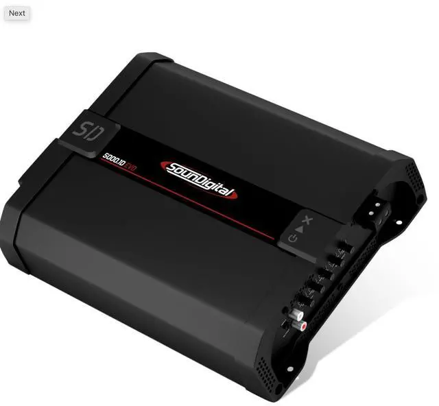 Alt view image 2 of 2 - 5000X1 5000 Watts 1 Channel Class D Car Audio Amplifier High-Power Compact Stereo Amp for Cars, Boats, and Motorcycles Crystal Clear Sound, Efficient Design - 2026 Gold Award