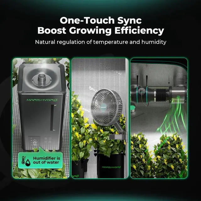Alt view image 6 of 7 - iHub-Pro 10AC WiFi Power Strip Kit for App Grow Room Control | Environmental Control for Light, Temperature, Humidity & VPD for tents or grow rooms, optimizing every plant growth stage