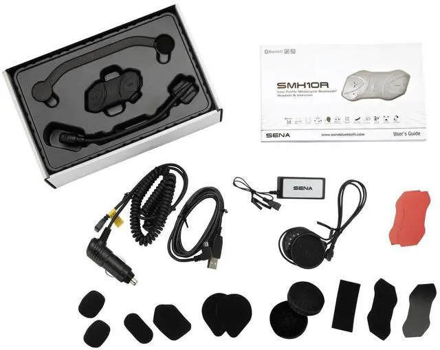 Alt view image 5 of 5 - 10R Low Profile Motorcycle Bluetooth Communication System, Single Pack