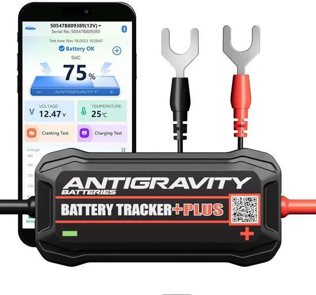 Main image of Bluetooth Battery Tracker Plus, Black, AG-BTR-3