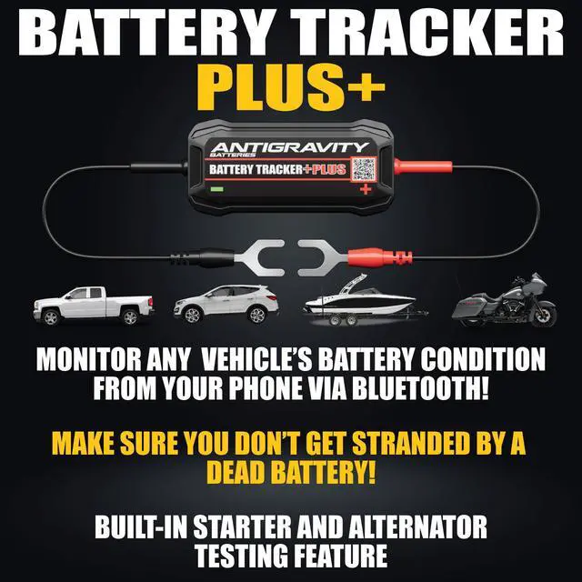 Alt view image 2 of 7 - Bluetooth Battery Tracker Plus, Black, AG-BTR-3