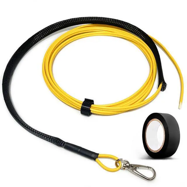 Main image of Fiber Pulling Eye Kit for Simplex and Duplex Fiber Patch Cables | For install fiber optic cables through conduit/inside walls, protect cables from damaged during the installation process