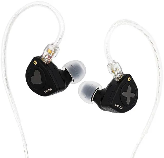 Main image of SIMGOT EW300 in Ear Monitor, 1DD+1Planar+1PZT Hybrid Driver IEM Earphones, HiFi Wired Earbuds with Detachable Nozzles, Gaming Earbuds with OFC IEM Cable for Audiophiles (SIMGOT-EW300-DSP)