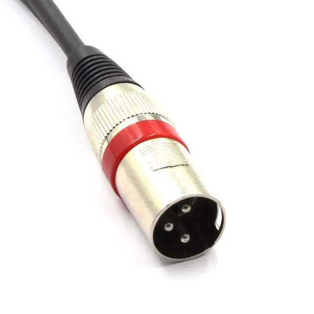 Alt view image 4 of 7 - XLR Male to 2 x Phono RCA Plug Adapter Y Splitter Patch Cable, 1 XLR 3 Pin to Dual RCA Plug Stereo Audio Cable Connector(1.5 Meters)
