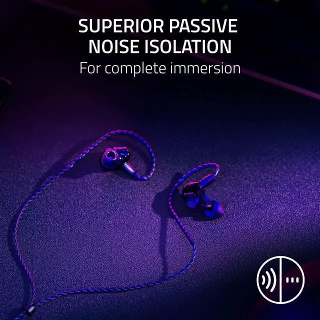 Alt view image 5 of 7 - Moray in-Ear Monitor for All-Day Streaming: Clear, Full-Range Audio - Comfortable Fit - Low Profile Design - Sound Isolating Earbuds - Detachable Over-Ear Wire - Custom Ear Tips & Case - Black