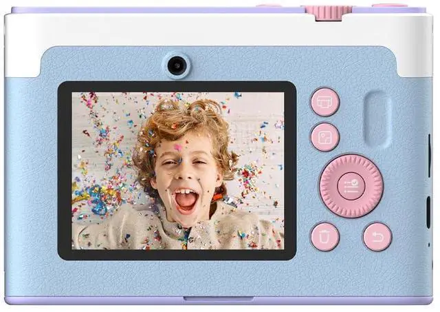 Alt view image 4 of 7 - Insta Lux Instant Print Camera, Cotton Candy | Instant Print Camera, App