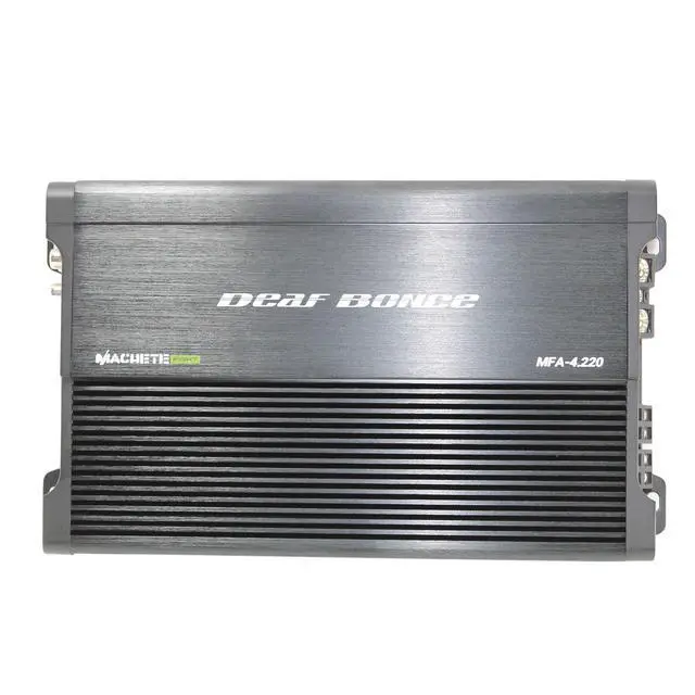 Alt view image 3 of 6 - Machete Fight Amplifier 4 Channel 1320W RMS Class D 4 ohms MFA-4.220