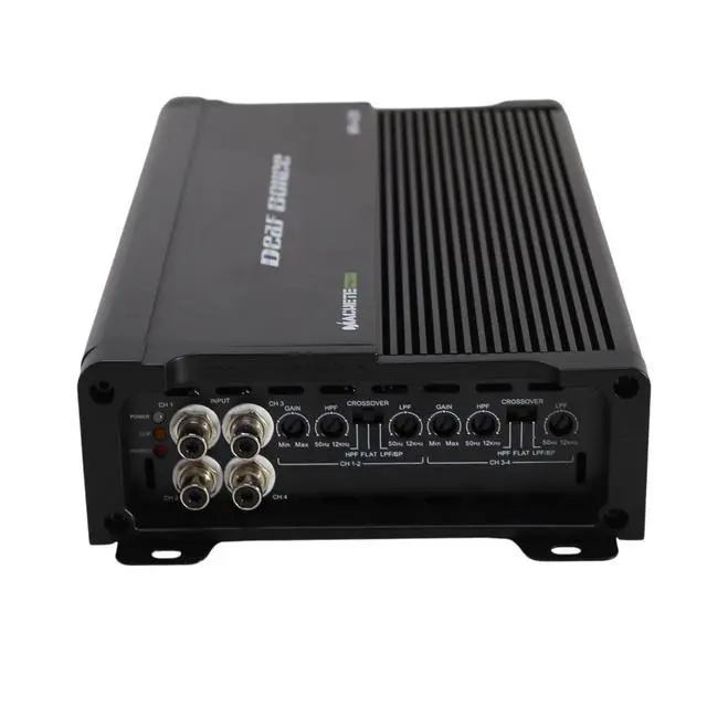 Alt view image 4 of 6 - Machete Fight Amplifier 4 Channel 1320W RMS Class D 4 ohms MFA-4.220