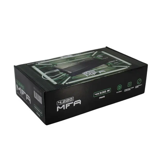 Alt view image 6 of 6 - Machete Fight Amplifier 4 Channel 1320W RMS Class D 4 ohms MFA-4.220