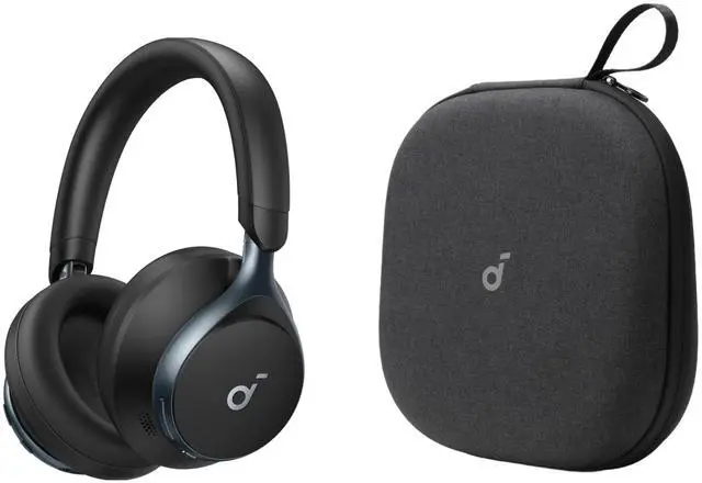 Main image of by Anker Space One Active Noise Cancelling Headphones, with Headphones Case, 2X Stronger Voice Reduction, 40H ANC Playtime, App Control, LDAC Hi-Res Wireless Audio