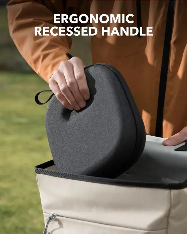 Alt view image 7 of 7 - by Anker Space One Active Noise Cancelling Headphones, with Headphones Case, 2X Stronger Voice Reduction, 40H ANC Playtime, App Control, LDAC Hi-Res Wireless Audio
