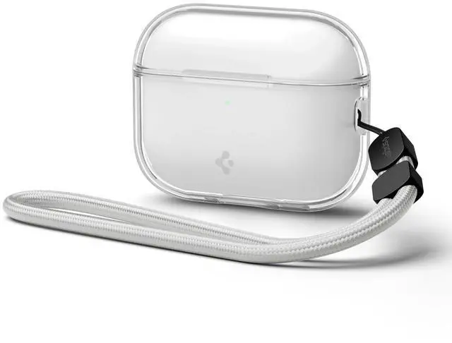 Main image of Liquid Crystal Designed for AirPods Pro 3 Case (2025) | Lightweight TPU, Lanyard Included, Shock Absorption, Precise Cutouts - Crystal Clear