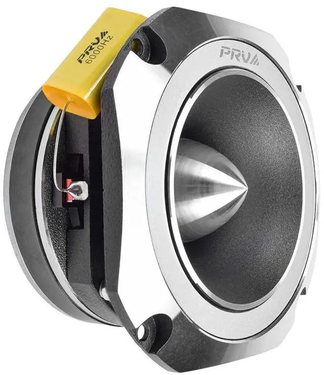 Alt view image 3 of 6 - 4 Inch Titanium Bullet Tweeter Pair TW700Ti-4 Slim Profile, 200 Watts Program Power, 4 Ohm, 100 Watts RMS, 1.5 in Voice Coil Super Tweeter Pro Car Audio (Pair)