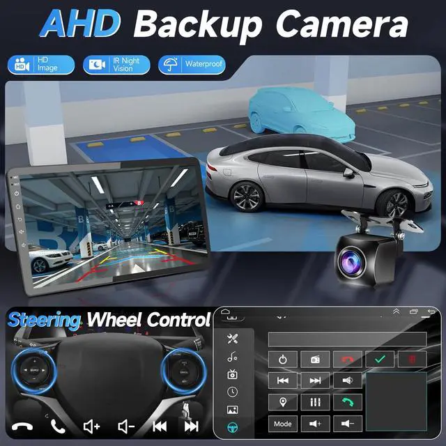 Alt view image 5 of 7 - 8Core 4G+64G Android13 Car Stereo for Honda Acura MDX 2007-2013 | 9inch Touch Screen for Acura MDX Radio with CarPlay,Android Auto,Bluetooth,WIFI,FM,GPS,SWC,Canbus