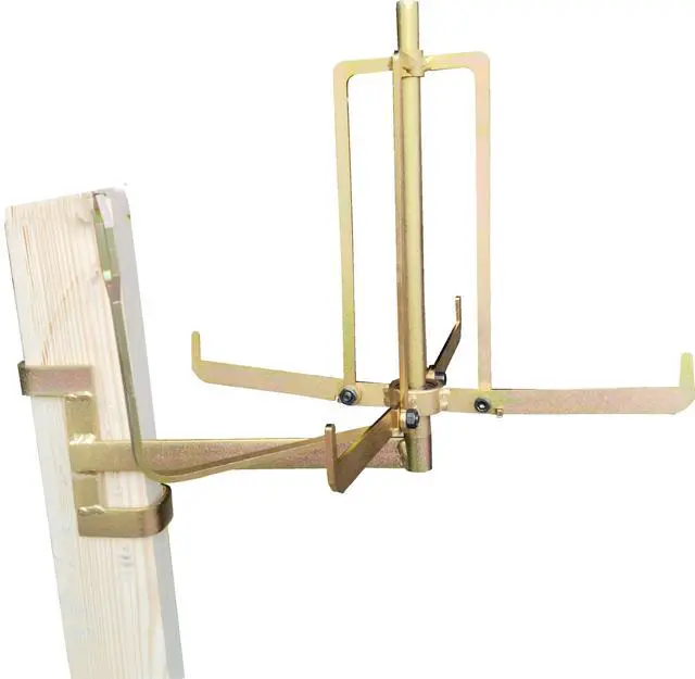 Alt view image 5 of 7 - Folding wire spool rack, Floor or Stud Mounted new cable dispenser, Electricians tools suitable for Romex wires