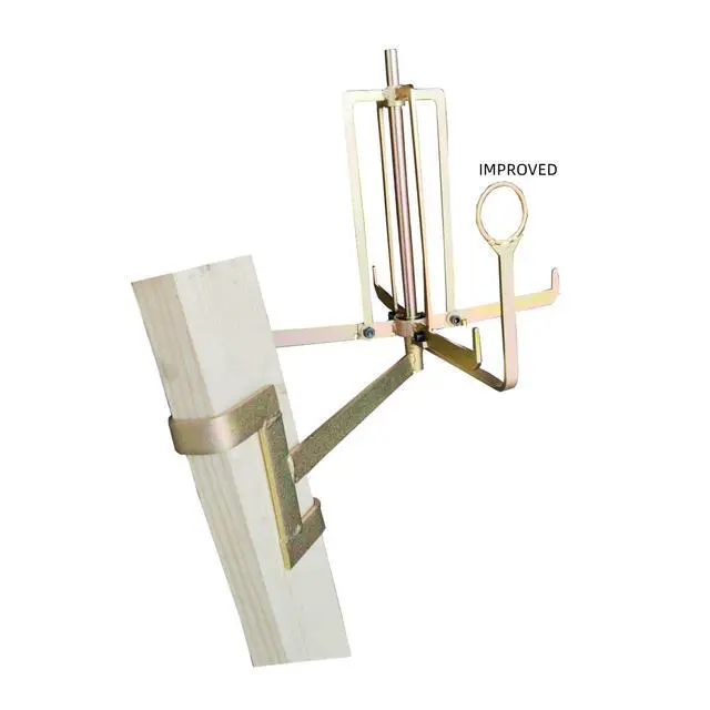 Alt view image 7 of 7 - Folding wire spool rack, Floor or Stud Mounted new cable dispenser, Electricians tools suitable for Romex wires