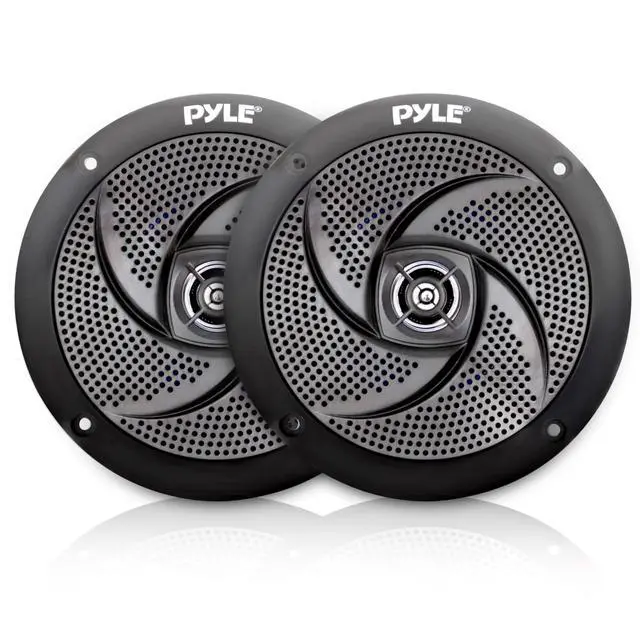 Main image of Low-Profile Waterproof Marine Speakers - 240W 6.5 Inch 2 Way 1 Pair Slim Style Waterproof and Weather Resistant Outdoor Audio Stereo Sound System, for Boat, Off-Road Vehicles - (Black)