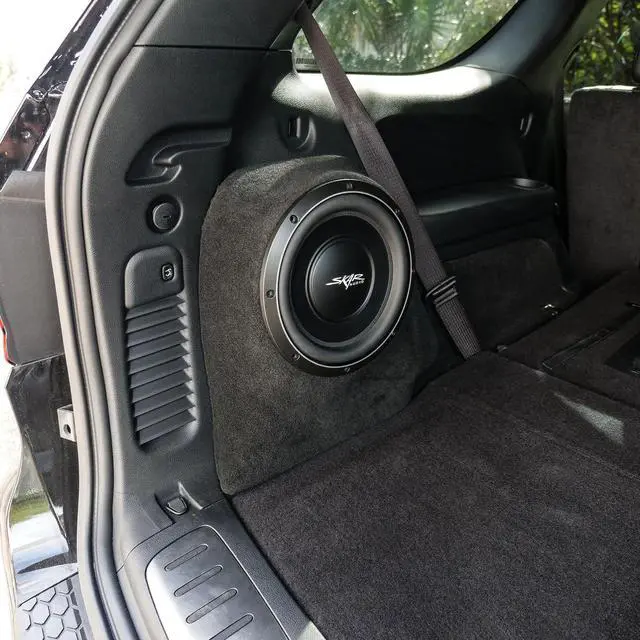 Alt view image 7 of 7 - Single 10" Loaded Sealed Subwoofer Enclosure Compatible with 2011-2025 Dodge Durango Vehicles