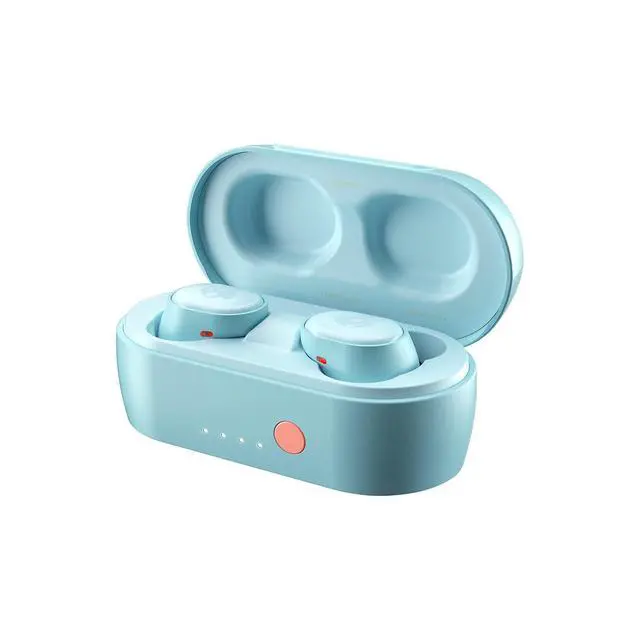Alt view image 2 of 6 - Sesh Evo in-Ear Wireless Earbuds, 24 Hr Battery, Microphone, Works with iPhone Android and Bluetooth Devices - Bleached Blue