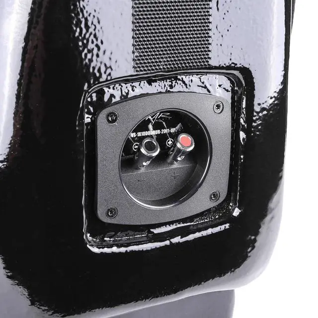 Alt view image 6 of 7 - Single 10" Loaded Sealed Subwoofer Enclosure Compatible with 2011-2025 Dodge Durango Vehicles