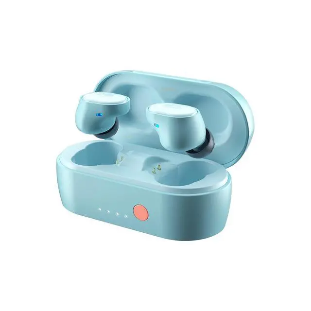 Alt view image 4 of 6 - Sesh Evo in-Ear Wireless Earbuds, 24 Hr Battery, Microphone, Works with iPhone Android and Bluetooth Devices - Bleached Blue