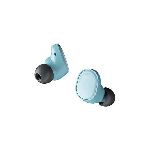 Alt view image 6 of 6 - Sesh Evo in-Ear Wireless Earbuds, 24 Hr Battery, Microphone, Works with iPhone Android and Bluetooth Devices - Bleached Blue