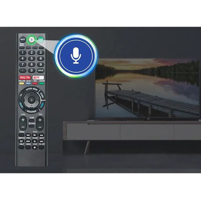 Alt view image 5 of 5 - RMF-TX200U Voice Replacement Remote Applicable for Sony TV XBR-65X930D | XBR-75X940D XBR-65X900E XBR-75X900E XBR-65X930E XBR-75X940E XBR-43X800D XBR-49X800D XBR-65X850D XBR-75X850D XBR-55X850D