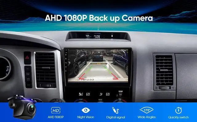 Alt view image 7 of 7 - 10.2 Inchs Car Stereo Radio Upgrade for Jeep Compass Patriot 2010 2011 2012 2013 2014 2015 2016 with Wireless CarPlay/Android Auto/SWC/Touch Screen/Android12/GPS Navigation/HD Backup Camera