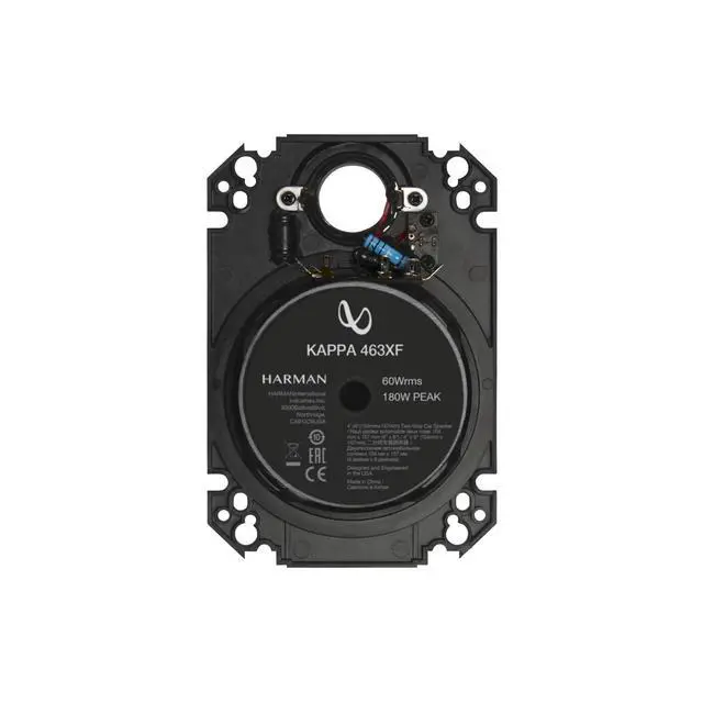 Alt view image 3 of 6 - Kappa 463XF 4" x 6" (104mm x 157mm) Two-Way Car Speaker - Pair